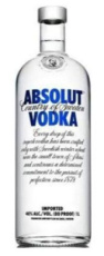 Absolut Pure Vodka fles 1L