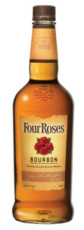 Four Roses whiskey fles 1L